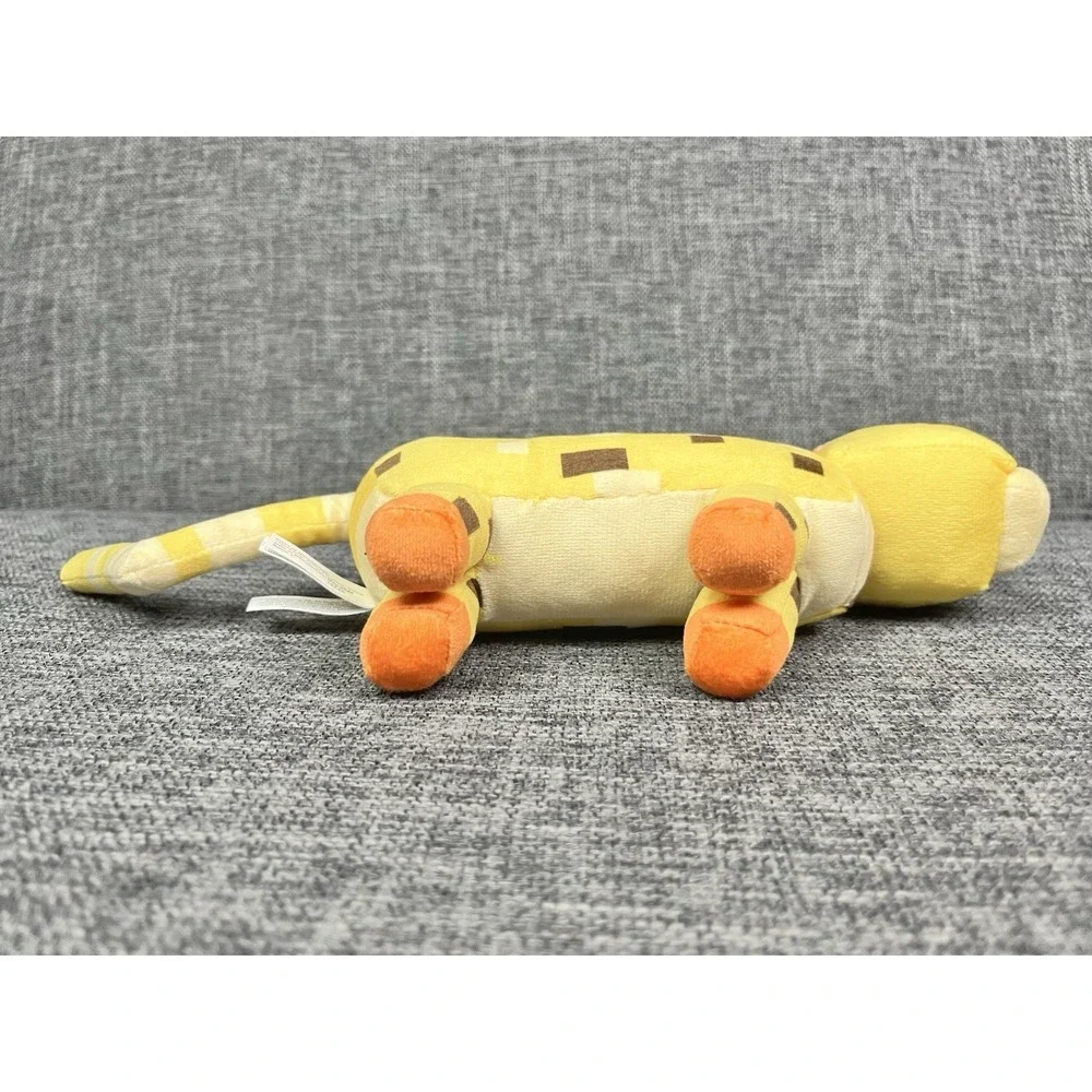 Minecraft Ocelot Small Plush Doll Stuffed Toy Yellow Cat Figure Animal